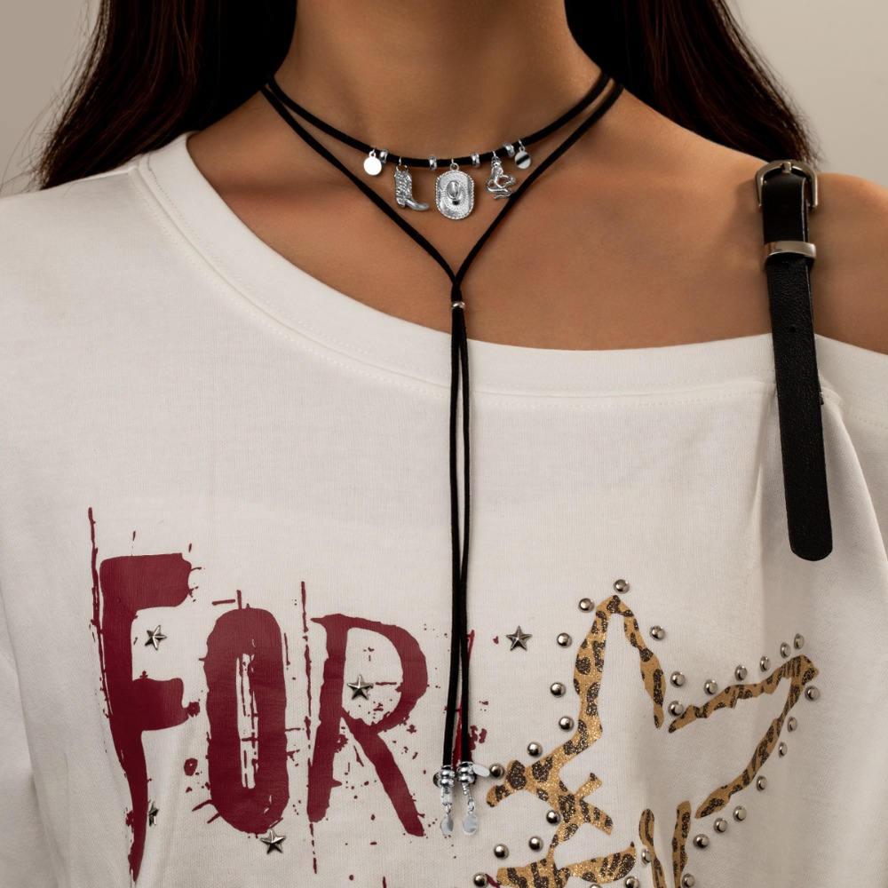 Ethnic Fashion Show Music - Collana a goccia a Y con