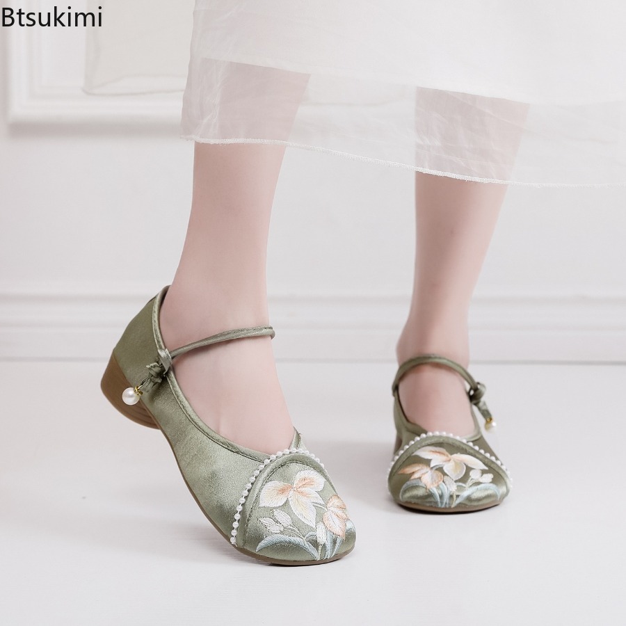 Ethnic Fashion In - Scarpe da Donna Eleganti con Ricami