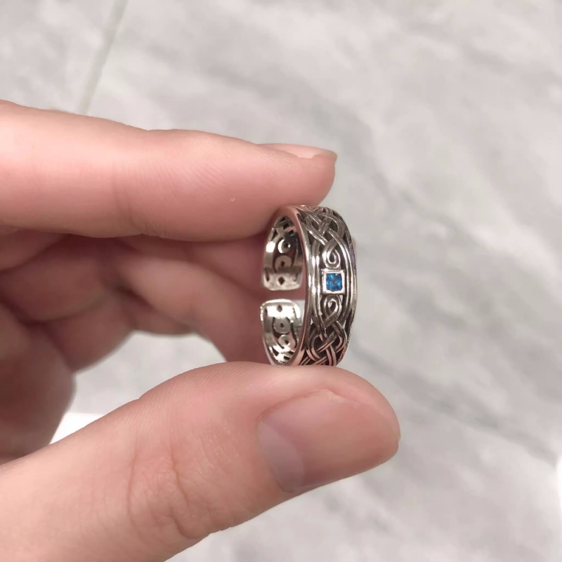 Ethnic Fashion Wear - Buyee Anello per coppie in argento