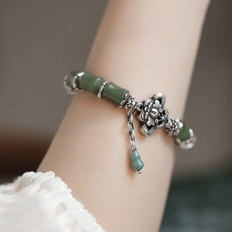 Ethnic Fashion Wear For Women - Nuovo Braccialetto Vintage Cinese in Bambù