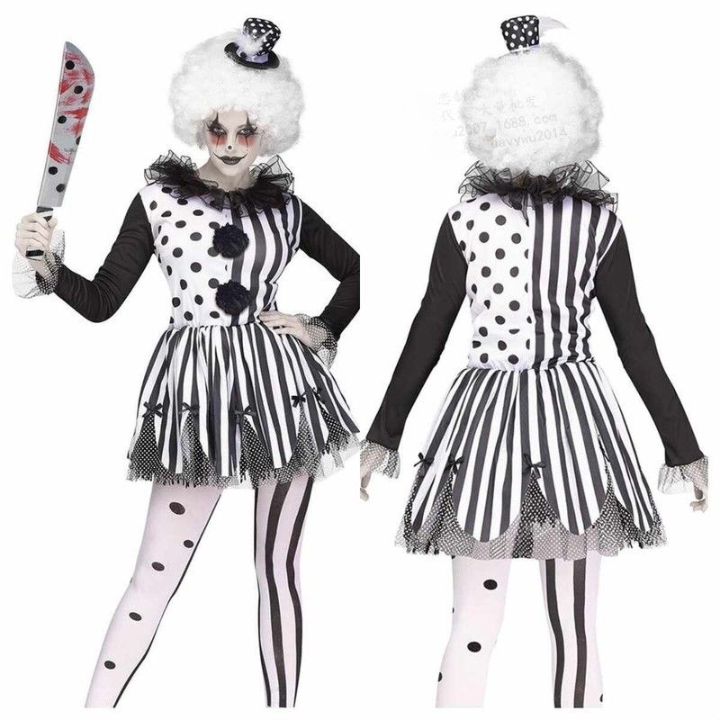 Ethnic Fashion Wear - Nuovo Abito da Clown Bianco e