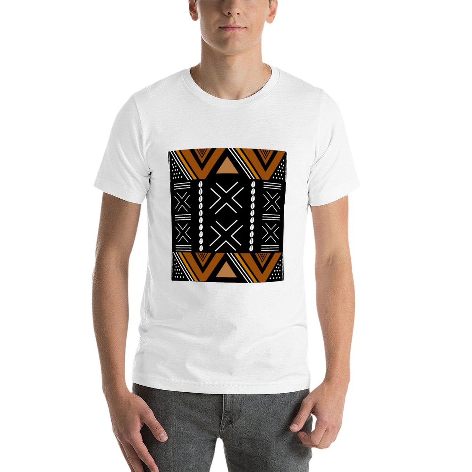 T-shirt con design Bogolan in  - Mudcloth Print Top recensione e prezzo