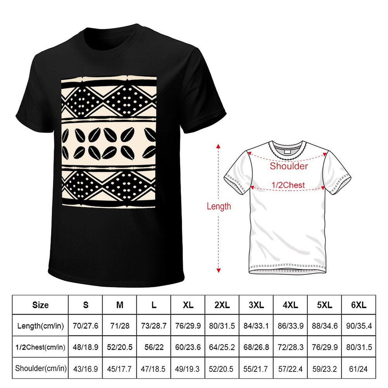 T-shirt con motivo astratto af - Mudcloth Print Top recensione e prezzo