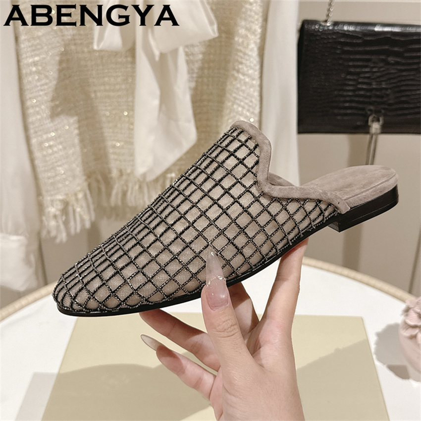 Ciabatte piatte con punta tond - Ethnic Fashion In recensione e prezzo