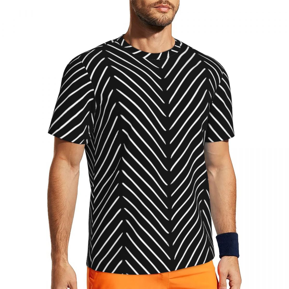 Sportswear T-Shirt Male Retro  - Mudcloth Print Top recensione e prezzo