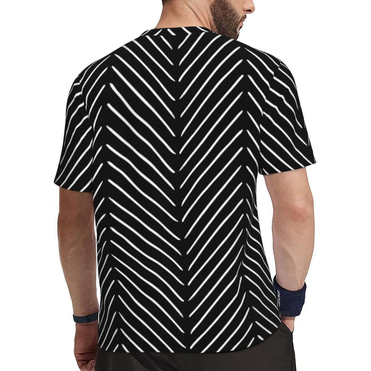 Sportswear T-Shirt Male Retro  - Mudcloth Print Top recensione e prezzo