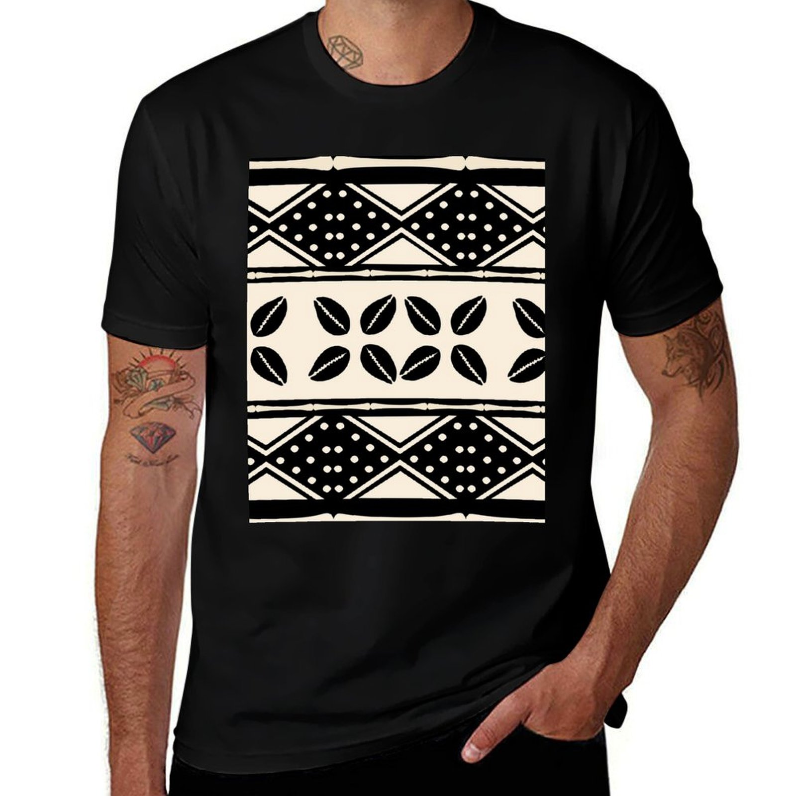 T-shirt con motivo astratto af - Mudcloth Print Top recensione e prezzo