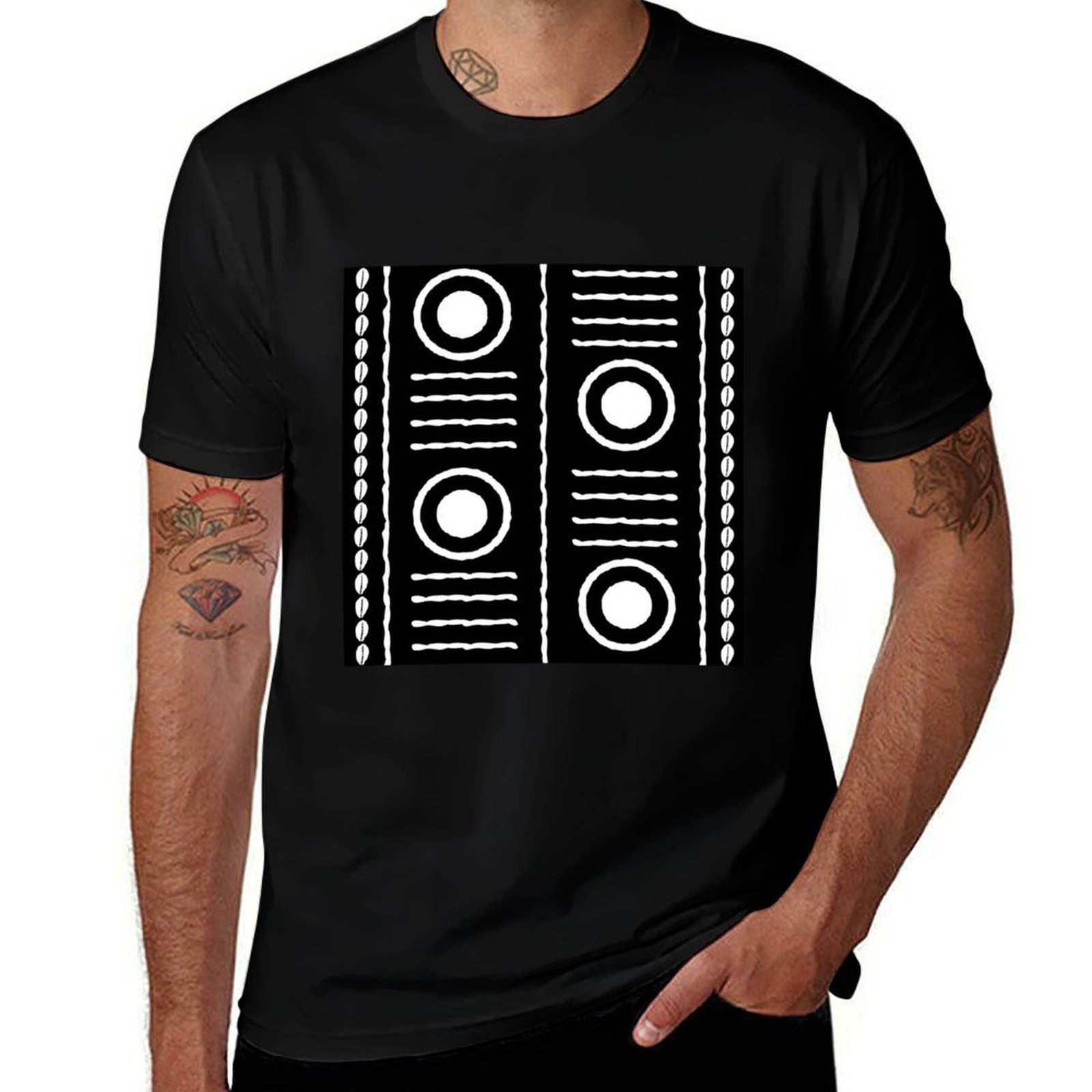T-shirt con design tradizional - Mudcloth Print Top recensione e prezzo