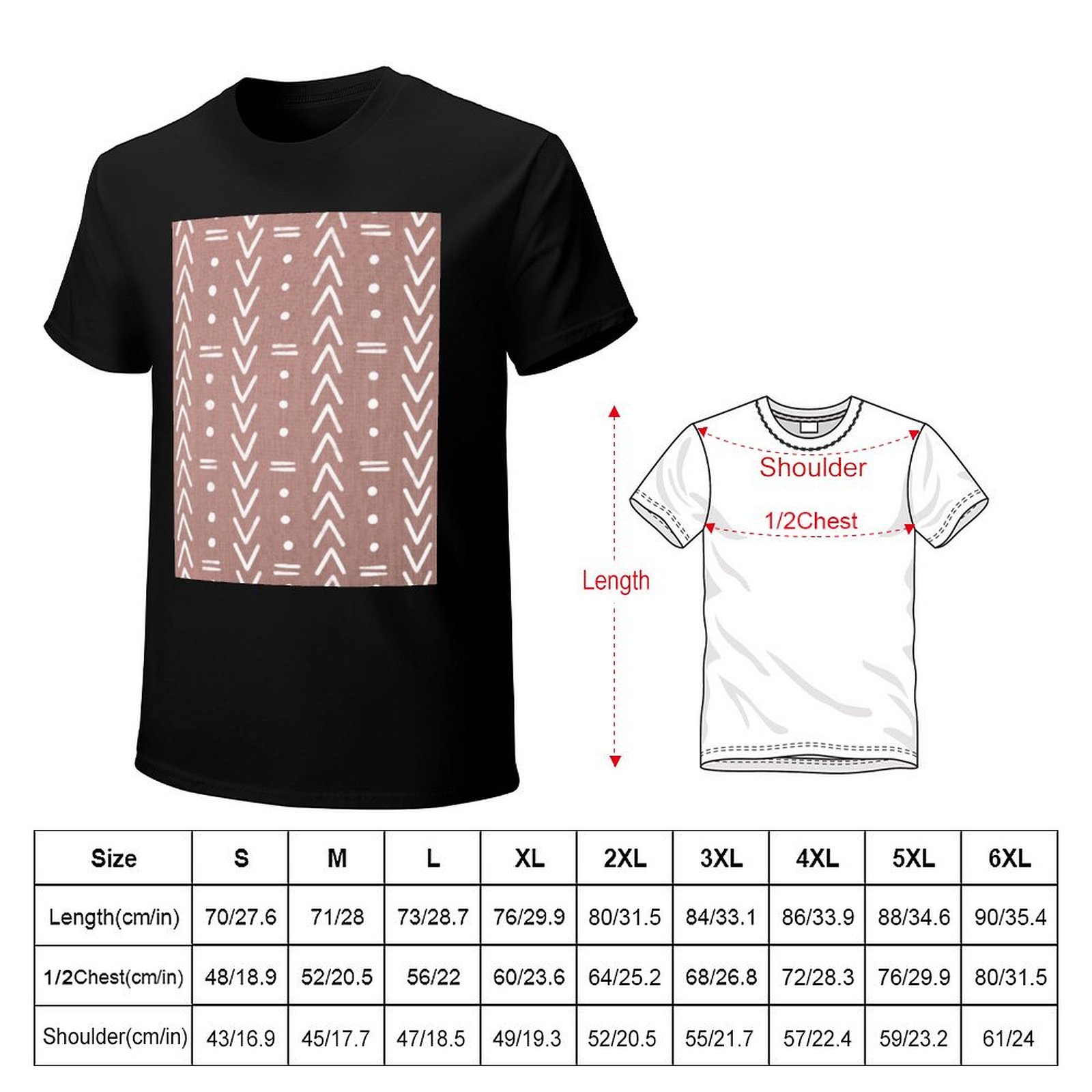 T-shirt Mudcloth con forme geo - Mudcloth Print Top recensione e prezzo