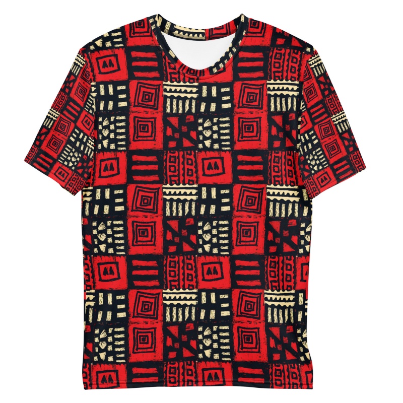 T-shirt da uomo con motivo tri - Mudcloth Print Top recensione e prezzo
