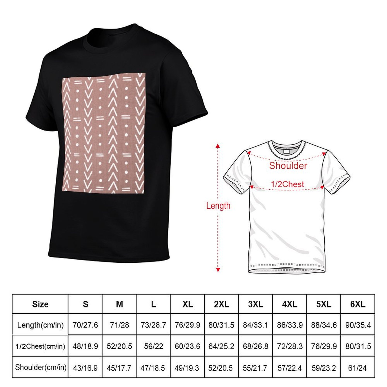 T-shirt Mudcloth con forme geo - Mudcloth Print Top recensione e prezzo