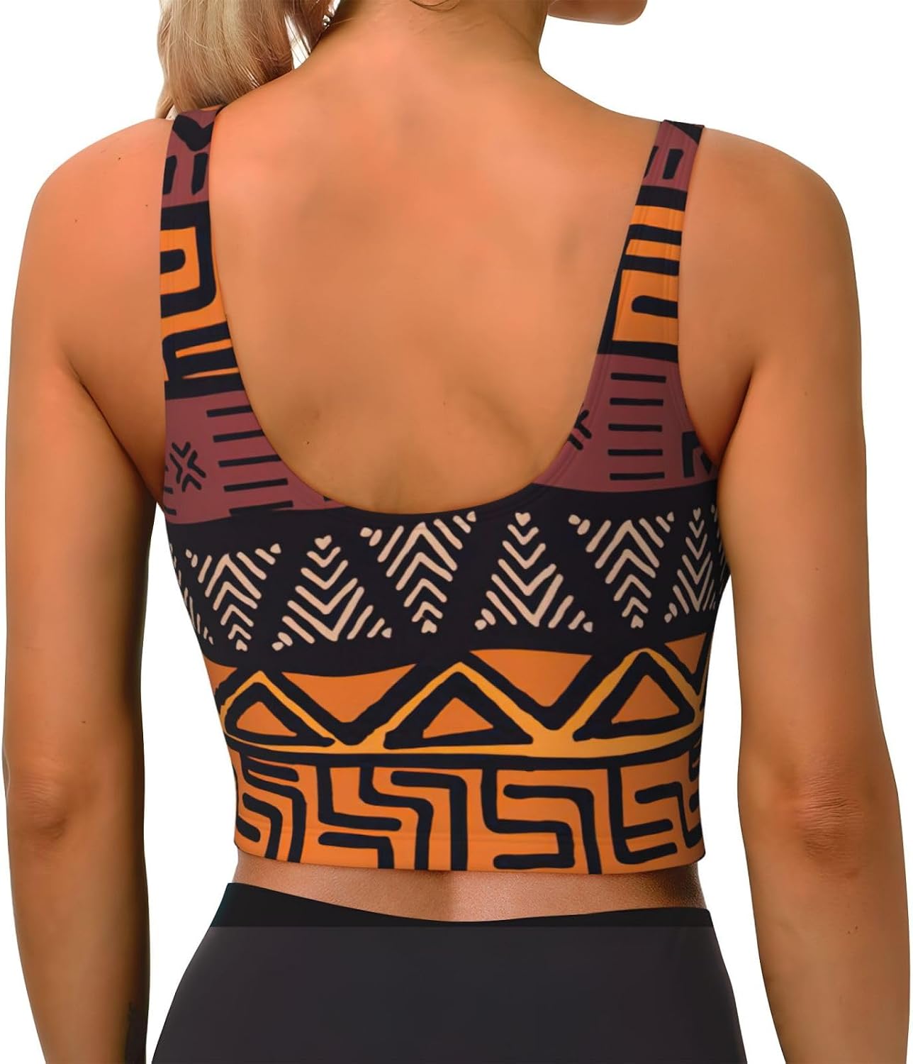 Reggiseno sportivo da donna co - Mudcloth Print Top recensione e prezzo