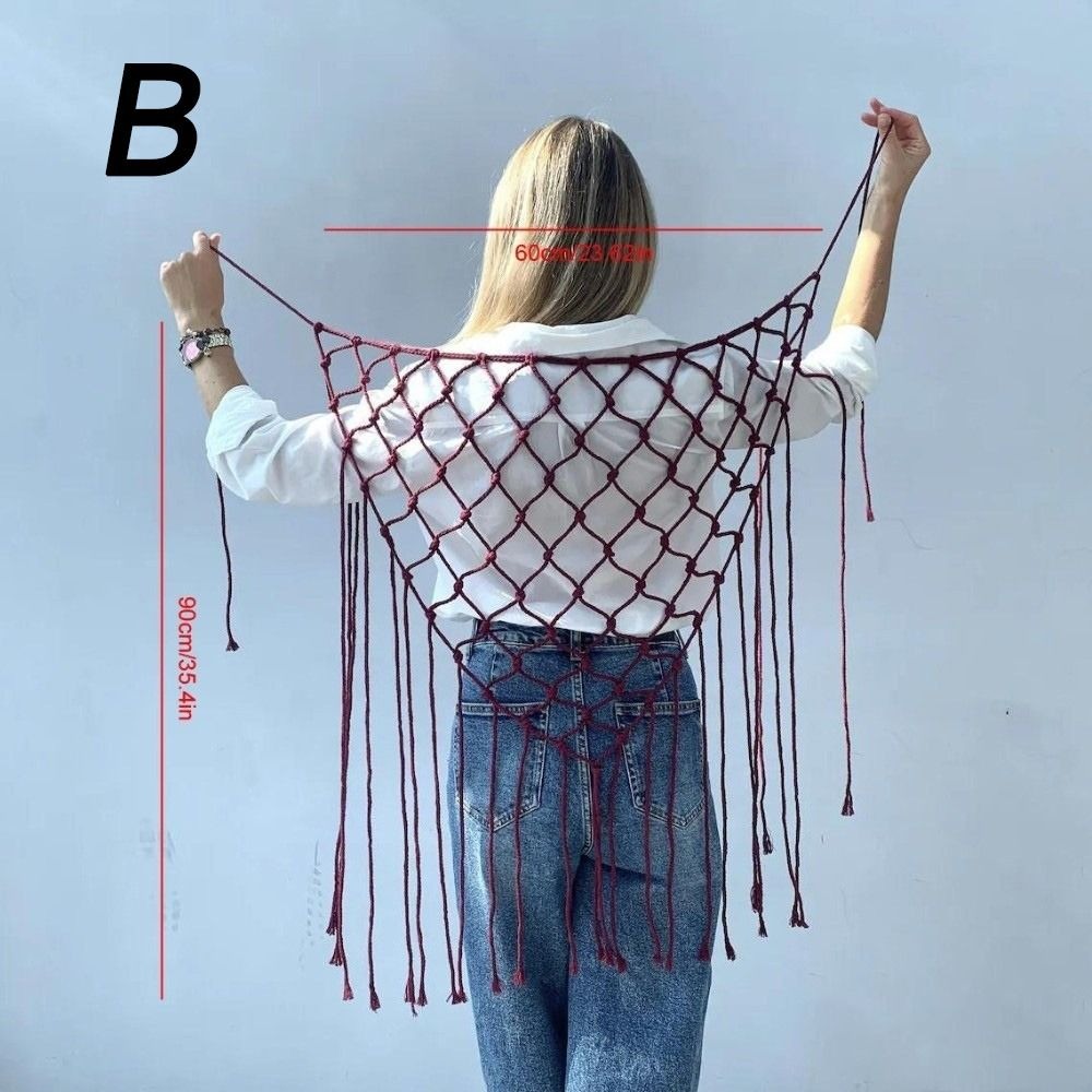 Sciarpa Bohemien con Frange a  - Ethnic Fashion Design recensione e prezzo