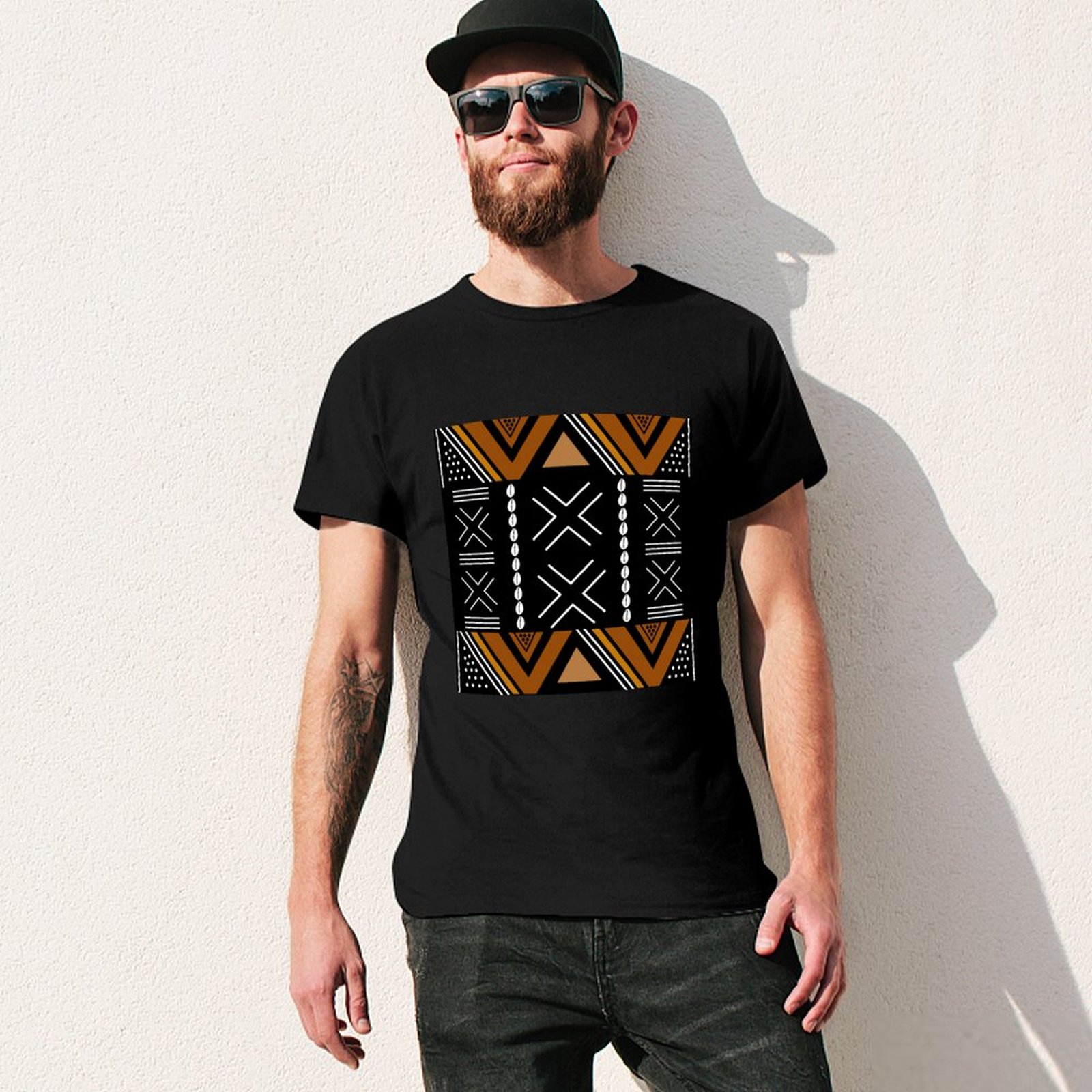T-shirt con design Bogolan in  - Mudcloth Print Top recensione e prezzo