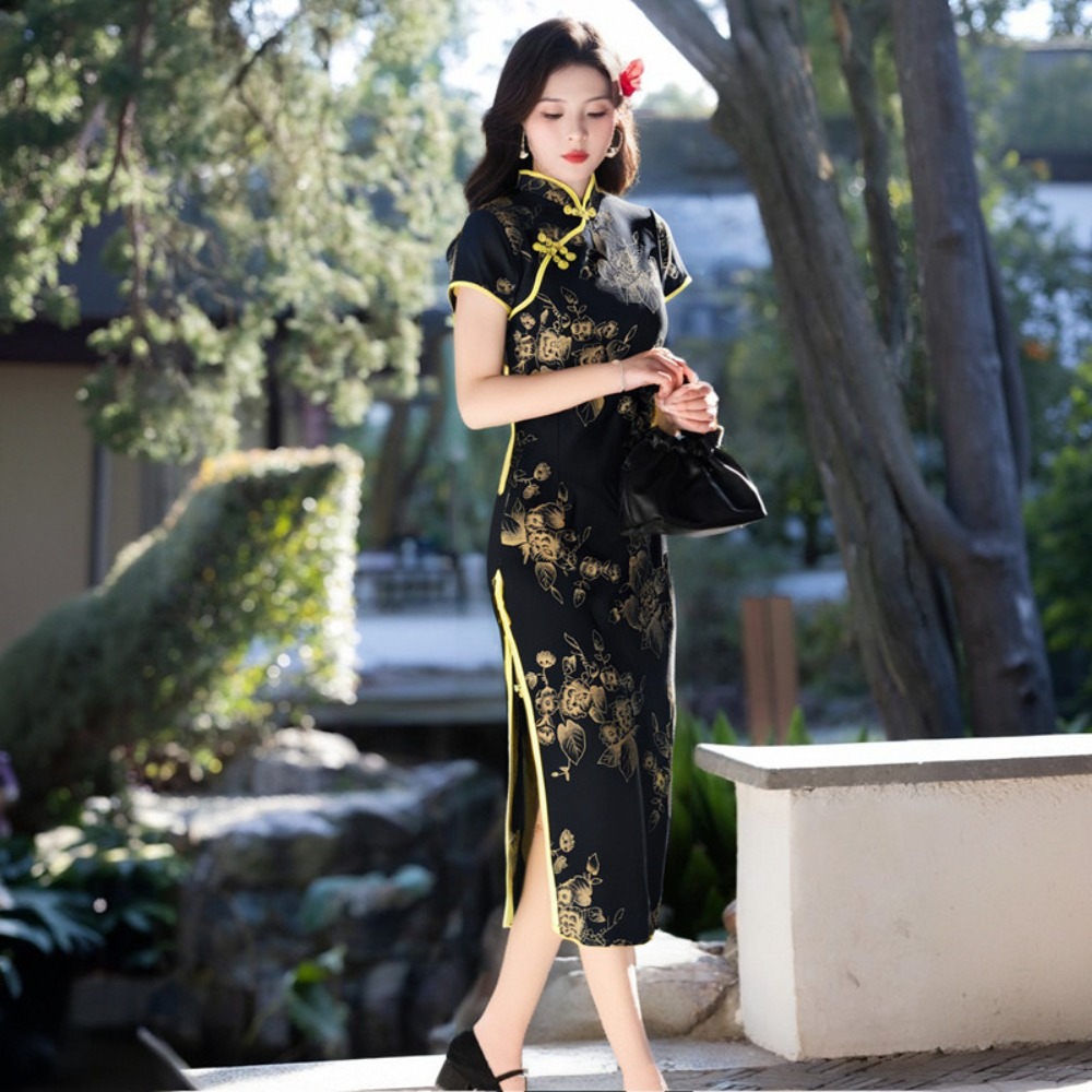 Abito Qipao per Donna, Abbigli - Ethnic Fashion Wear recensione e prezzo